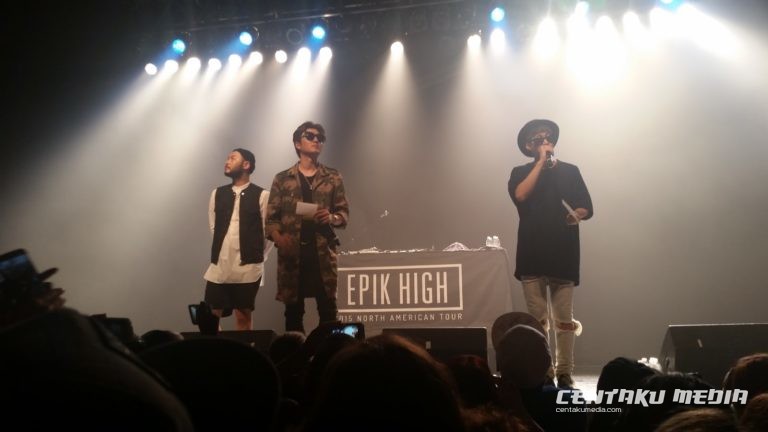 Epik High at their Atlanta leg of their 2015 North American tour.