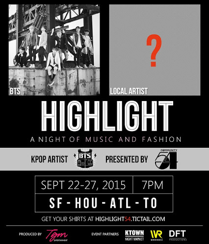 BTS Highlight Tour Poster