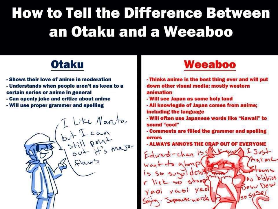 The Difference between Otaku and Weeaboo