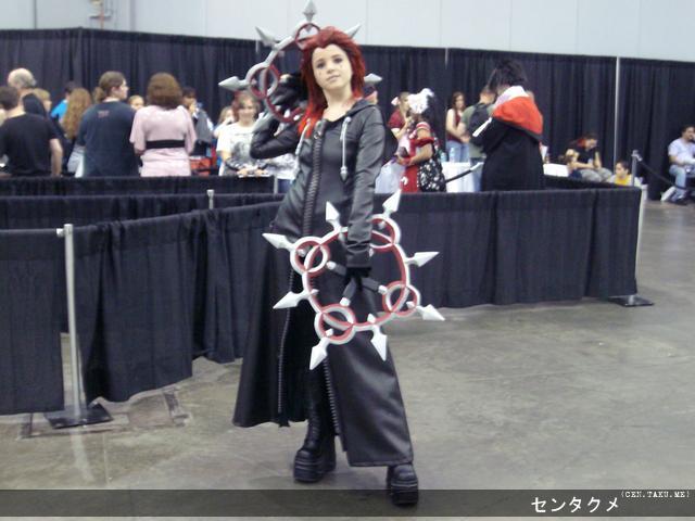 Cosplayer as Axel from Kingdom Hearts II, Anime Weekend Atlanta 2009