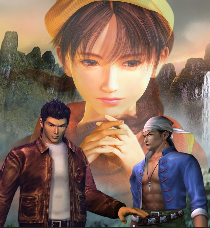 From left to right: Ryo, Shenhua, and Ren from Shenmue II