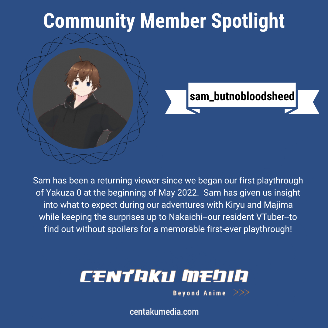 Read more about the article Quarterly Community Member Spotlight #1 | sam_butnobloodsheed