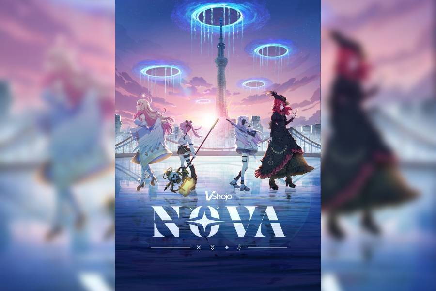 Key art for VShojo's VTuber group, NOVA